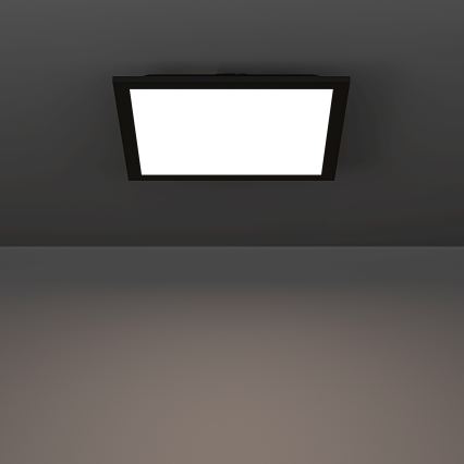 Eglo - Plafonnier LED RGBW dimmable LED/14W/230V 2700-6500K 30x30 cm noir
