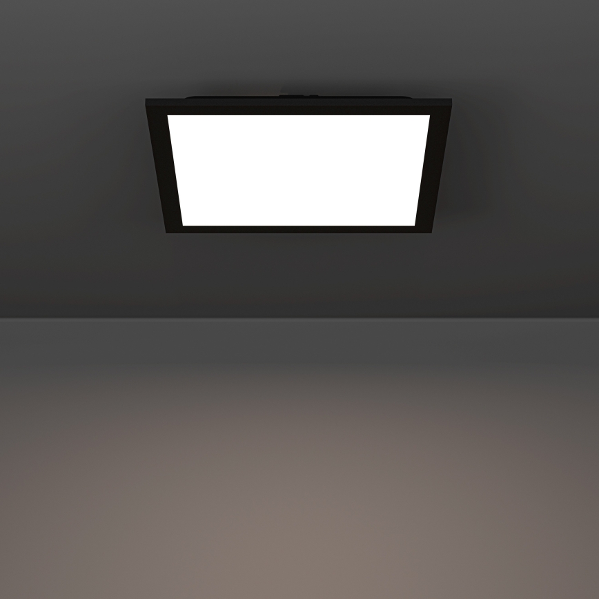 Eglo - Plafonnier LED RGBW dimmable LED/14W/230V 2700-6500K 30x30 cm noir