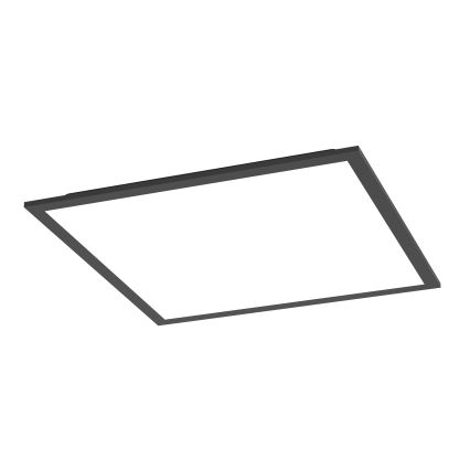 Eglo - Plafoniera da soffitto dimmerabile LED RGBW, 19W, 230V, 2700-6500K, 40x40 cm, nera