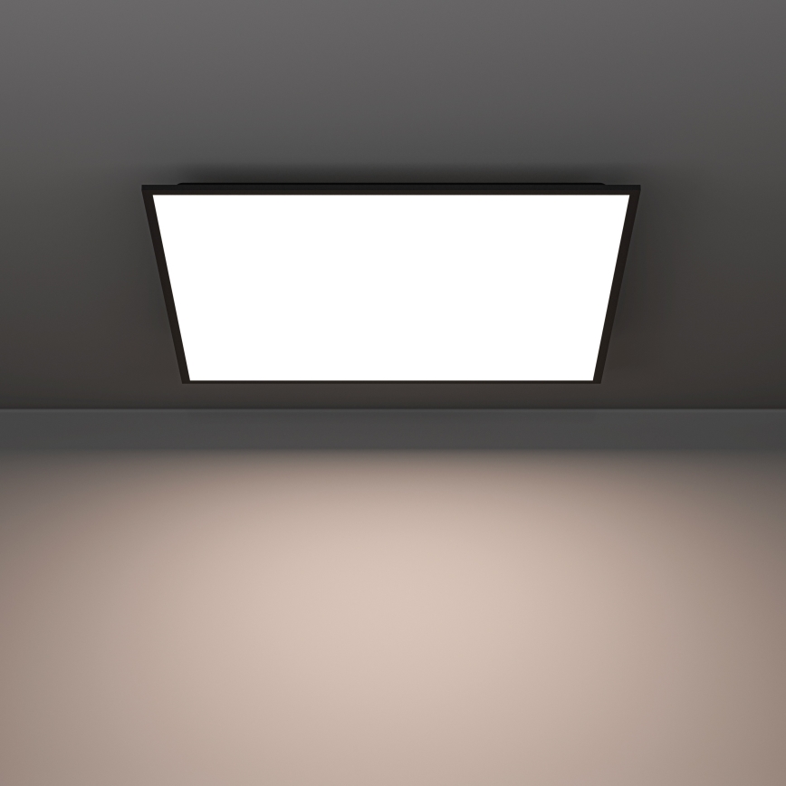 Eglo - Panneau LED RGBW dimmable en saillie LED/33W/230V 2700-6500K 60x60 cm noir