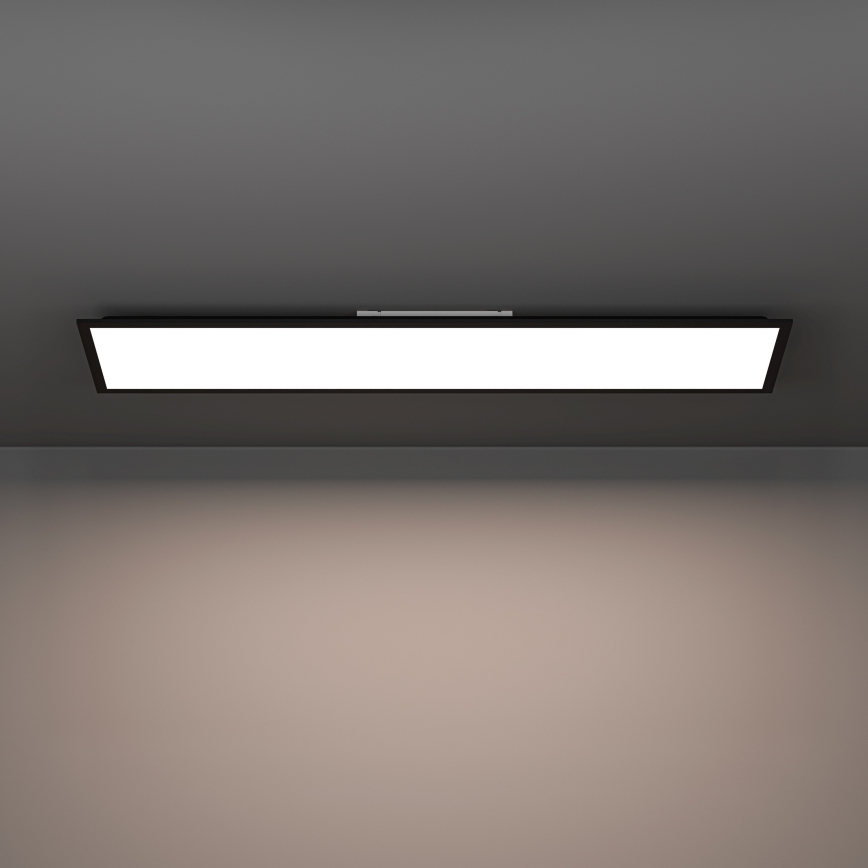 Eglo - Pannello LED RGBW dimmerabile a plafone LED/34W/230V 2700-6500K 120x30 cm nero