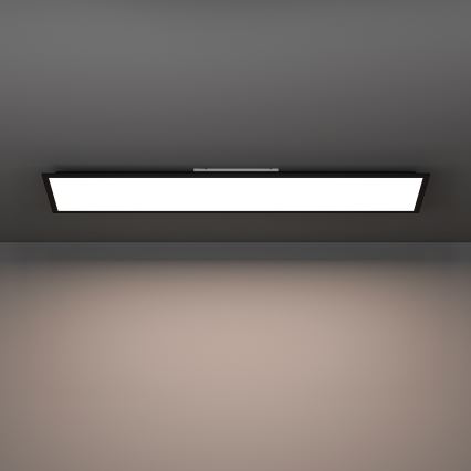 Eglo - Pannello LED RGBW dimmerabile a montaggio superficiale LED/28W/230V 2700-6500K 120x15 cm nero
