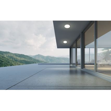 Eglo - LED-Badezimmer-Deckenleuchte LED/18W/230V Ø 31 cm IP54 weiß