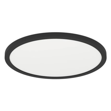 Eglo - Plafoniera da bagno LED/16,4W/230V Ø 30 cm IP54 nera