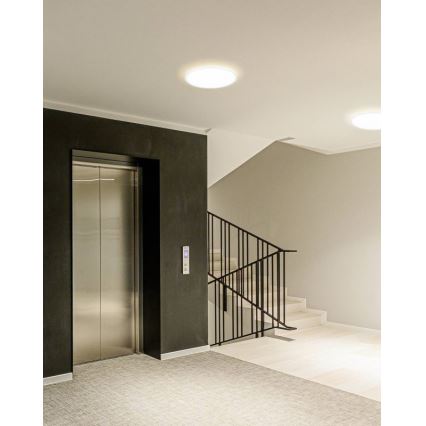 Eglo - LED-Badezimmer-Deckenleuchte LED/20,2W/230V Ø 39 cm IP54 weiß