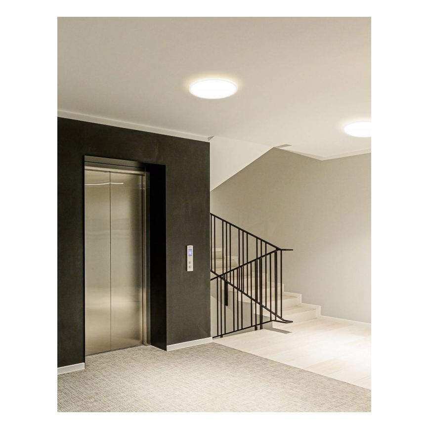 Eglo - LED-Badezimmer-Deckenleuchte LED/20,2W/230V Ø 39 cm IP54 weiß