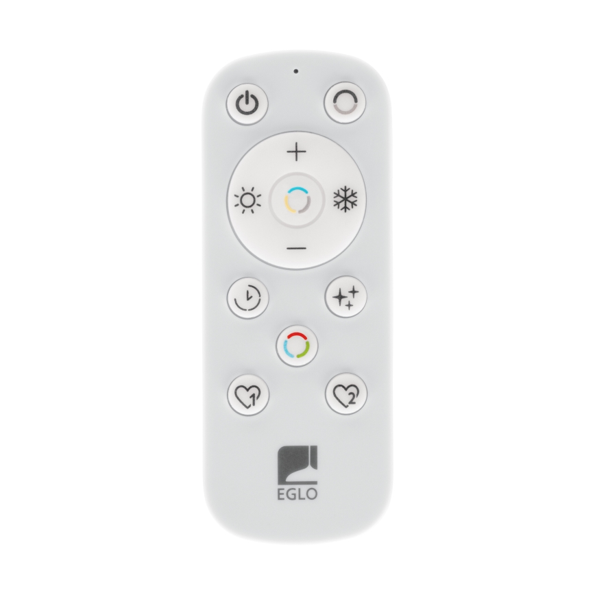 Eglo - Plafonnier à intensité variable LED/12W/230V 2700-6500K noir + télécommande
