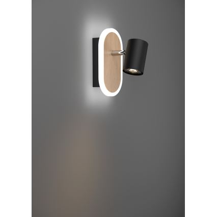 Eglo - LED-Wandspot LED/7W/230V braun/schwarz