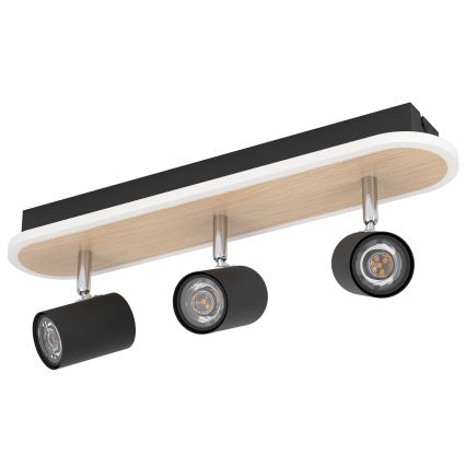 Eglo - Faretto LED LED/20W/230V marrone/nero