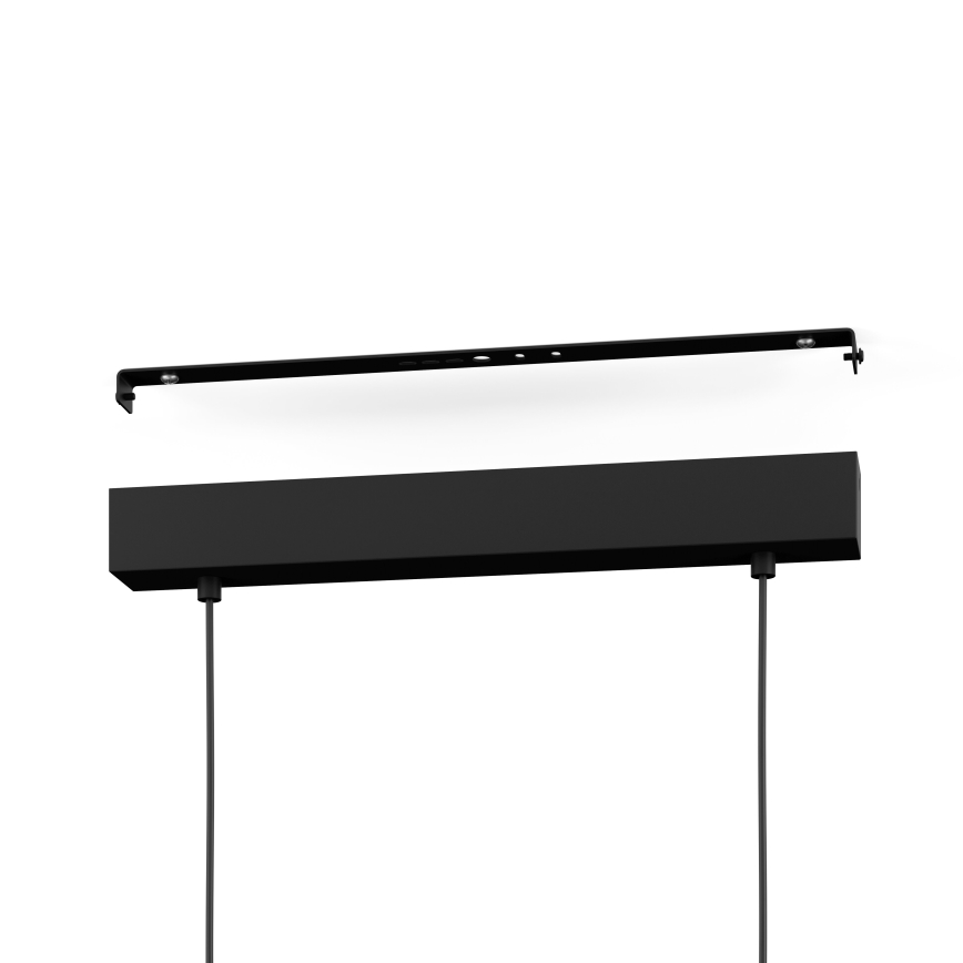 Eglo - Lampada a sospensione LED dimmerabile a cavo 2xLED/12,5W/230V+LED/15,5W 3000K beige/nero