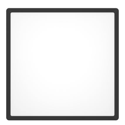 Eglo - Plafonnier LED RGBW dimmable de salle de bains LED/17,8W/230V 2700-6500K 39x39 cm IP44 noir