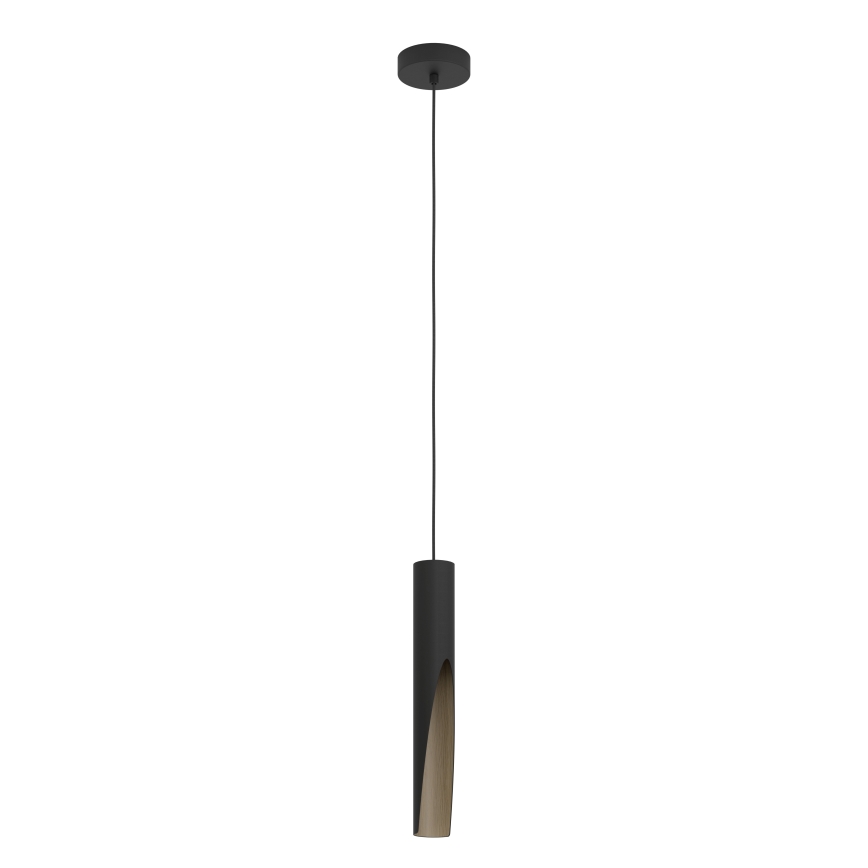 Eglo - Lampadario LED a sospensione con filo 1xGU10/4,5W/230V 3000K nero/marrone