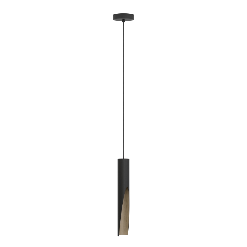 Eglo - Lampadario LED a sospensione con filo 1xGU10/4,5W/230V 3000K nero/marrone