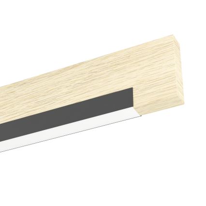 Eglo - Suspension filaire à intensité variable LED/25,5W/230V 3000K noir/beige
