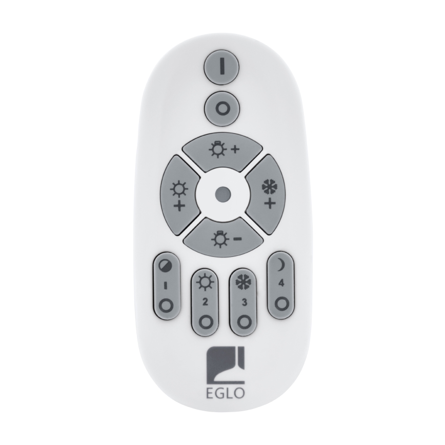 Eglo - Plafoniera LED dimmerabile 2xLED/17W/230V +1xLED/4,2W 2700-6500K + telecomando