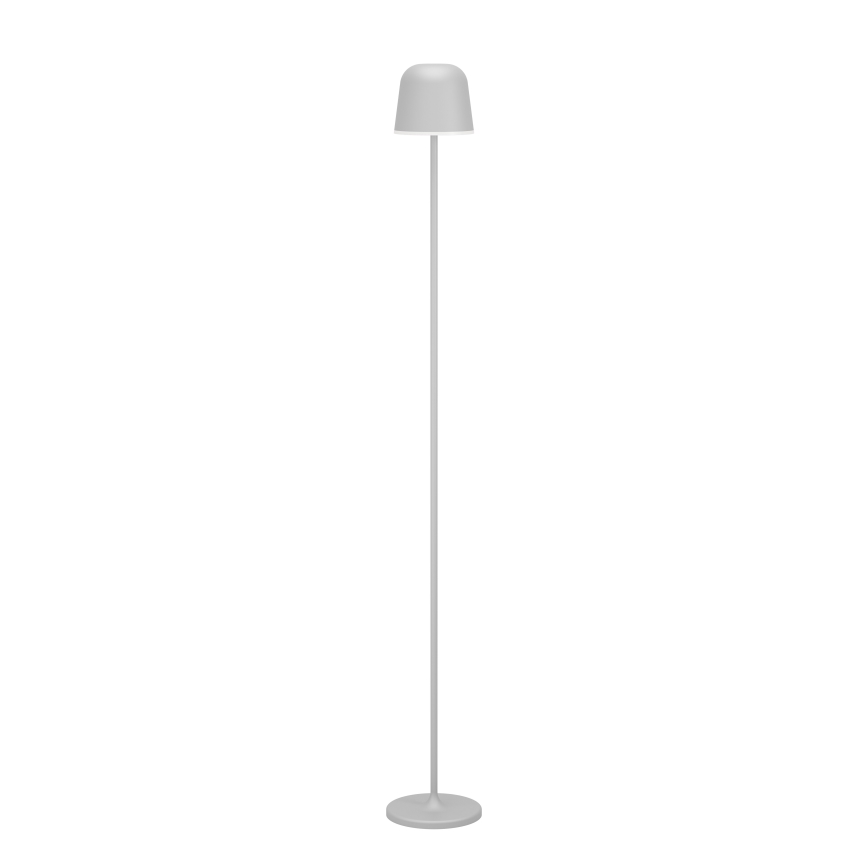 Eglo - Lampadaire extérieur rechargeable à intensité variable LED/4,3W/5V 2400/3000/4000K IP54 gris