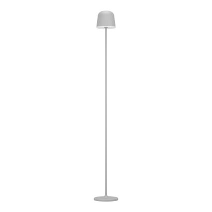 Eglo - Lampadaire extérieur rechargeable à intensité variable LED/4,3W/5V 2400/3000/4000K IP54 gris