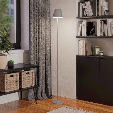 Eglo 901749-LED Lampada da terra ricaricabile per esterni dimmerabile MANNERA 4,3W/5V IP54 grigio
