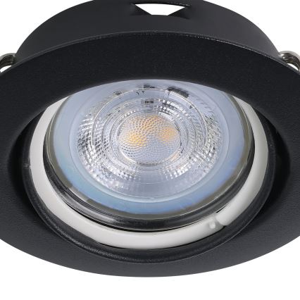 Eglo - SET 3x Lampada LED da incasso 1xGU10/4W/230V nero