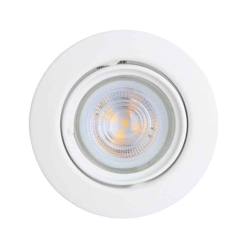 Eglo - LOT 3x Spot encastrable 1xGU10/4W/230V blanc