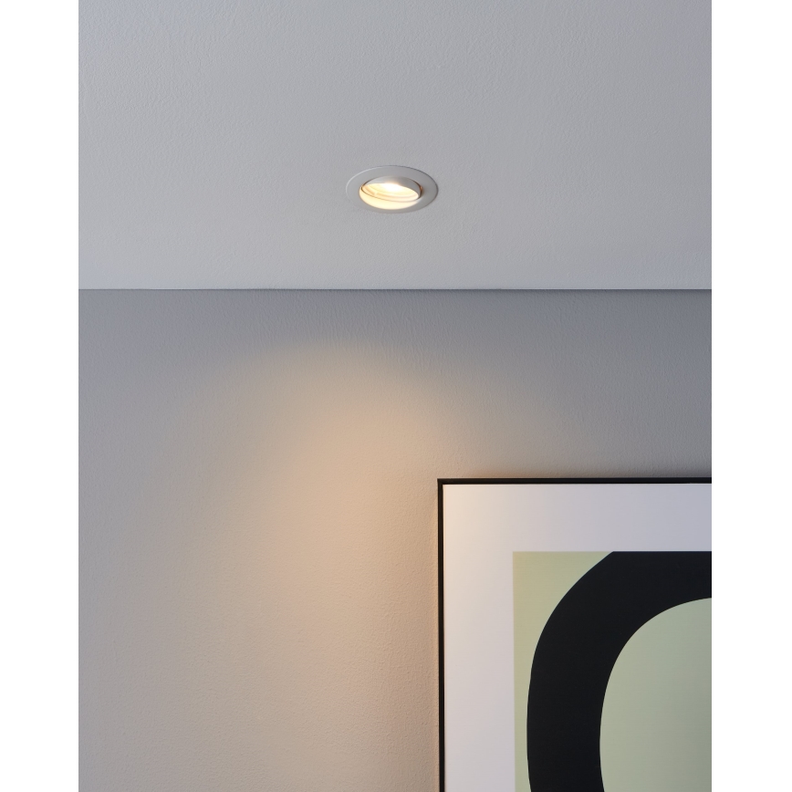 Eglo - SET 3x Lampada LED da incasso 1xGU10/4W/230V bianco