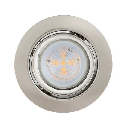 Eglo - LOT 3x Spot encastrable 1xGU10/4W/230V chrome mat