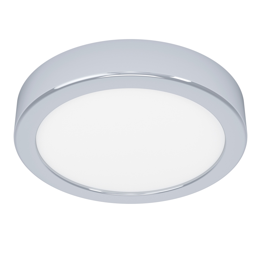 Eglo - Plafoniera da bagno a LED, 7,5 W/230 V, 2700/4000/6500 K, Ø 16,6 cm, IP44, cromo lucido