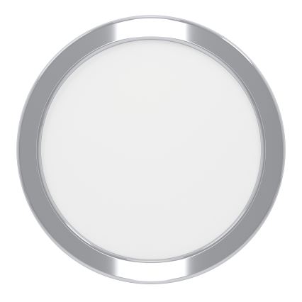Eglo - Plafoniera da bagno a LED, 7,5 W/230 V, 2700/4000/6500 K, Ø 16,6 cm, IP44, cromo lucido