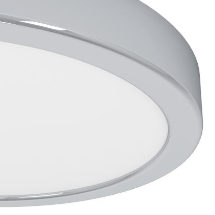 Eglo - Plafoniera LED per bagno 11,5W/230V 2700/4000/6500K Ø 21,1 cm IP44 cromo lucido