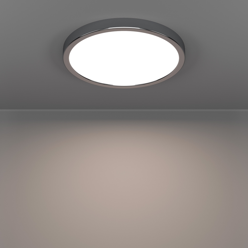 Eglo - Plafoniera LED per bagno/14,2W/230V 2700/4000/6500K Ø 27,8 cm IP44 cromo lucido