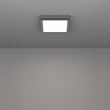 Eglo - Plafonnier LED pour salle de bains LED/7W/230V 2700/4000/6500K 15x15 cm IP44 chrome brillant