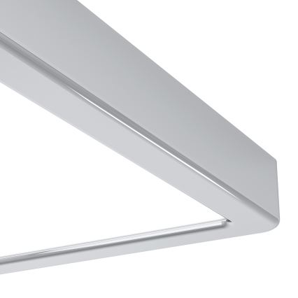 Eglo - Plafoniera da bagno a LED 10,5W/230V 2700/4000/6500K 22x22 cm IP44 cromo lucido