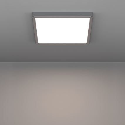 Eglo - Plafonnier LED pour salle de bains LED/13W/230V 2700/4000/6500K 29x29 cm IP44 chrome brillant