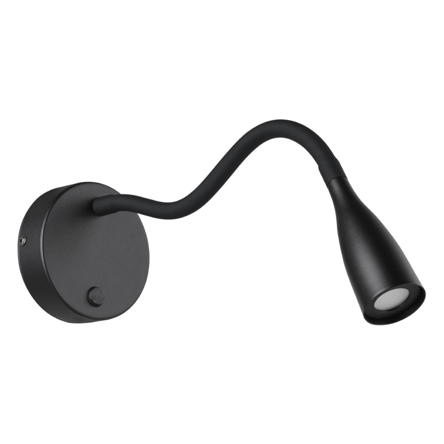 Eglo - Lampada da parete flessibile a LED/3,8W/230V nera