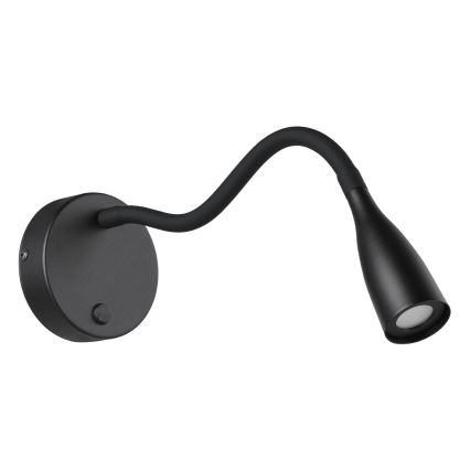 Eglo - Lampe murale LED flexible LED/3,8W/230V noire