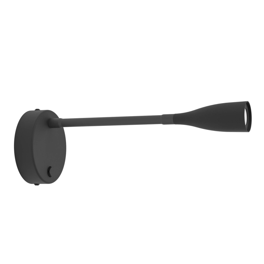 Eglo - Lampe murale LED flexible LED/3,8W/230V noire