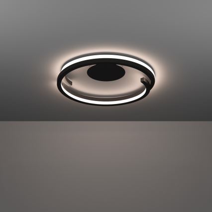 Eglo - LED-dimmbare Deckenleuchte 2xLED/20W/230V 2700-6500K Ø 48 cm schwarz + Fernbedienung