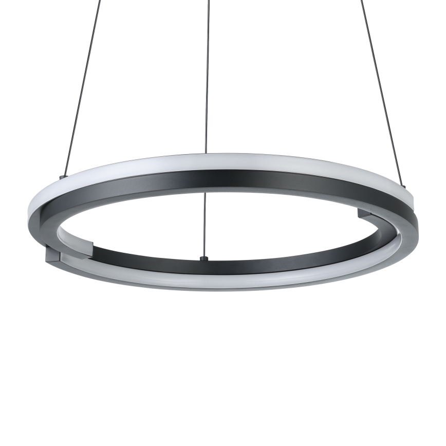 Eglo - Dimmbare LED-Hängeleuchte an Kabel 2xLED/20W/230V 2700-6500K pr. 48 cm schwarz + Fernbedienung