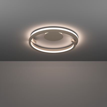 Eglo - LED-dimmbare Deckenleuchte 2xLED/20W/230V 2700-6500K Ø 48 cm beige + Fernbedienung