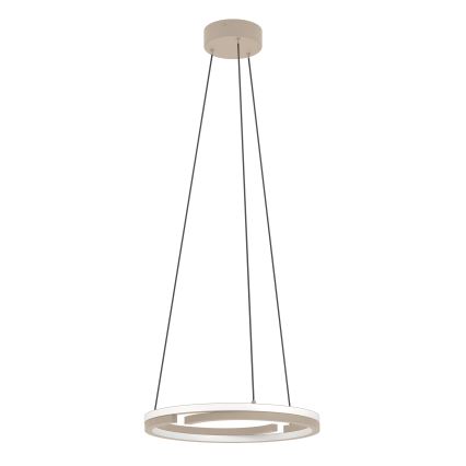 Eglo - Lampadario LED dimmerabile a sospensione su cavo 2xLED/20W/230V 2700-6500K Ø 48 cm beige + telecomando