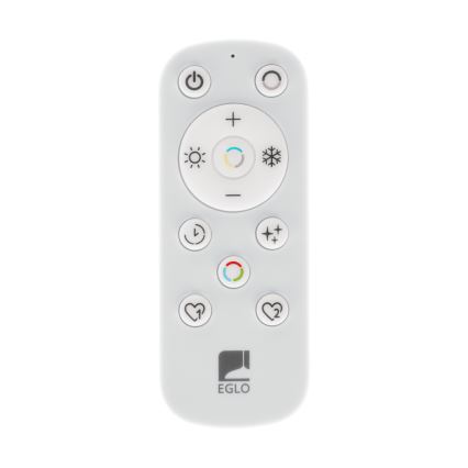 Eglo - Suspension LED dimmable sur câble 2xLED/20W/230V 2700-6500K Ø 48 cm beige + télécommande