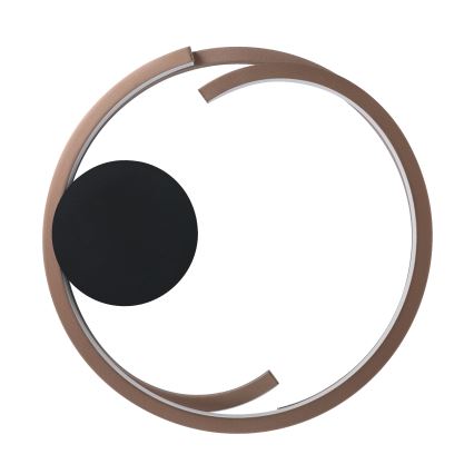 Eglo - Plafonnier LED dimmable 2xLED/20W/230V 2700-6500K Ø 48 cm bronze + télécommande