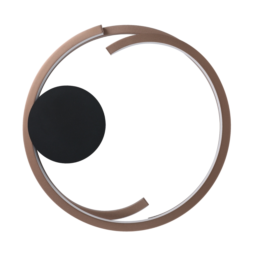 Eglo - Plafonnier LED dimmable 2xLED/20W/230V 2700-6500K Ø 48 cm bronze + télécommande