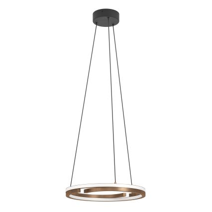 Eglo - Lampadario LED dimmerabile a sospensione con cavo 2xLED/20W/230V 2700-6500K Ø 48 cm bronzo + telecomando