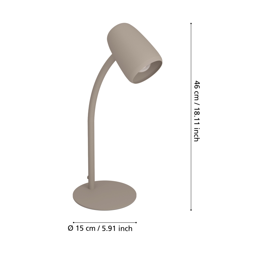 Eglo - Tischleuchte 1xE14/18W/230V cremefarben