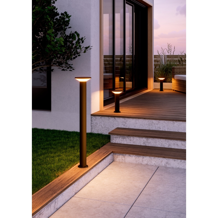Eglo - LED Lampe d'extérieur LED/10W/230V 100 cm IP44 noire
