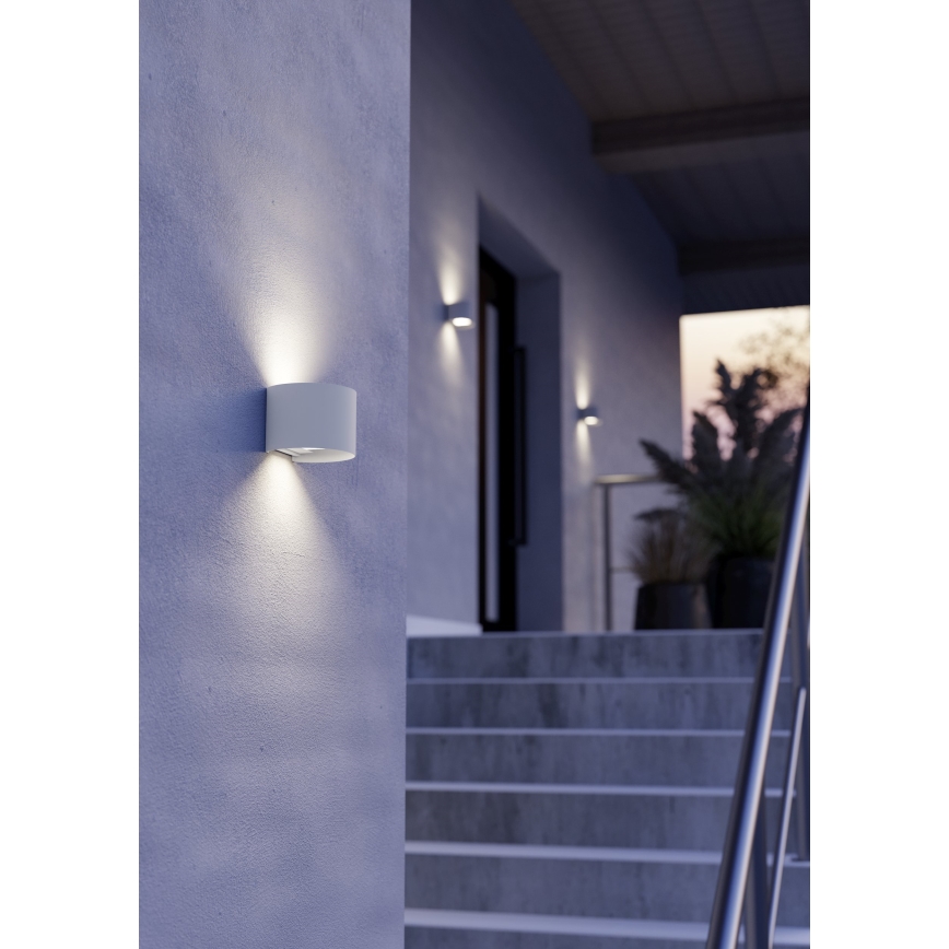 Eglo - LED-Außenwandleuchte 2xLED/2,8W/230V IP54 weiß