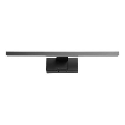Eglo - Lampada a LED per specchio da bagno, 7W/230V, 3000/4000/6500K, 40 cm, IP44, nero