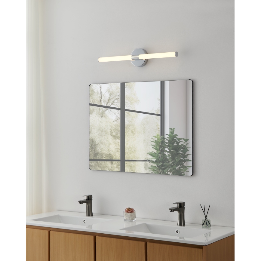 Eglo - LED Badspiegelleuchte LED/11W/230V 3000/4000/6500K 60 cm IP44 glänzender Chrom