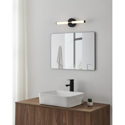 Eglo - Éclairage miroir LED pour salle de bains LED/7,5W/230V 3000/4000/6500K 45 cm IP44 noir
